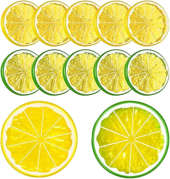 Hagao Fake Lemon Slice Artificial Fruit Highly Simulation Lifelike Model for Home Party Decoratio... | Amazon (US)