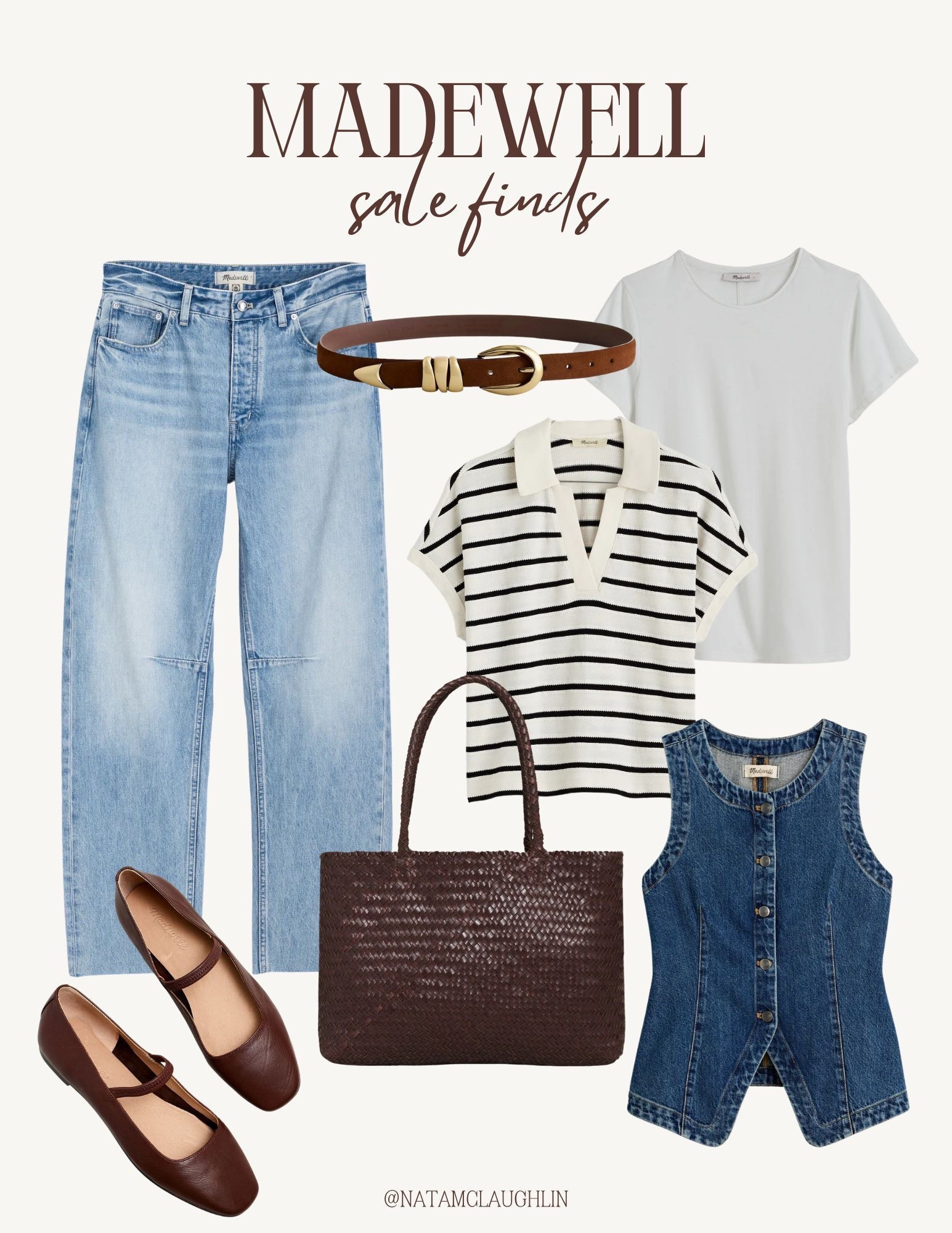 Madewell sale finds! I love these tapered jeans and striped collard shirt. Get 25% off everything plus an extra 40% off sale items  

#LTKSpringSale #LTKStyleTip #LTKSeasonal