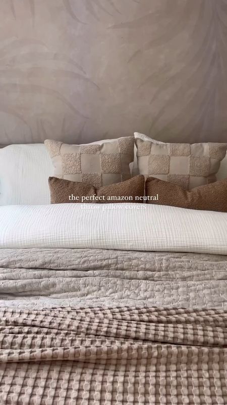 my favorite neutral amazon throw pillows are back in stock in this color!

neutral bedding,  neutral bedroom, white bedding, quilt, duvet cover, throw blanket  

#LTKHome #LTKVideo