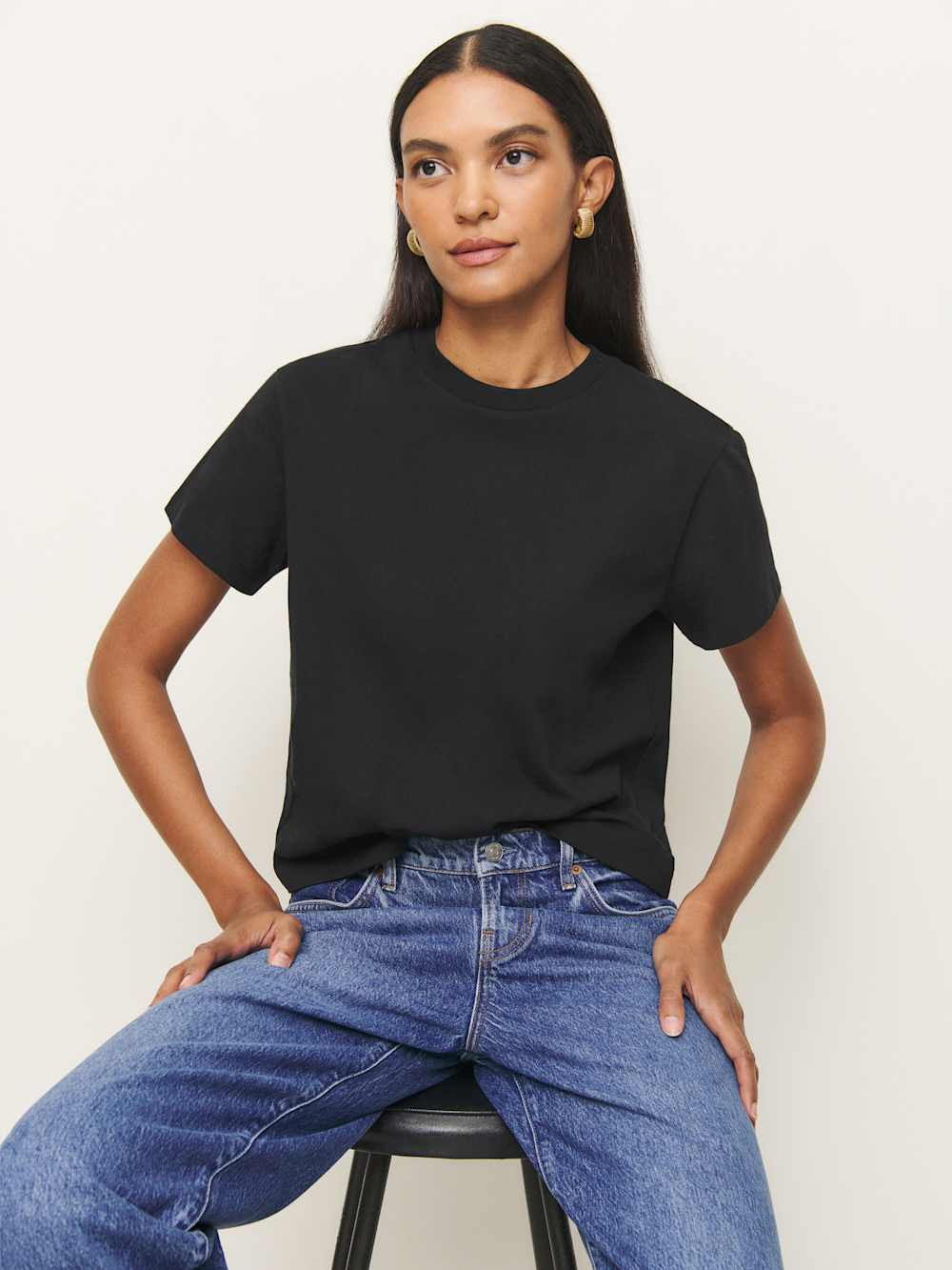 Rowan Crew Tee | Reformation (Global)