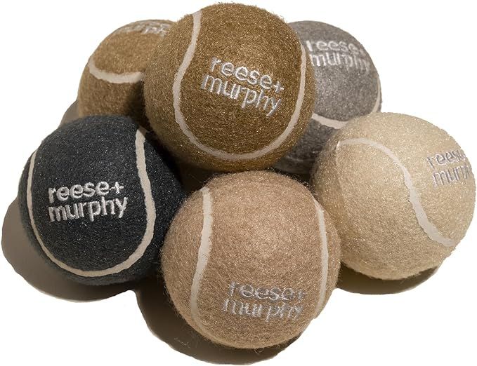 Reese+Murphy Dog Balls - Tennis Balls for Dogs & Dog Balls for Aggressive Chewers - Dog Tennis Ba... | Amazon (US)