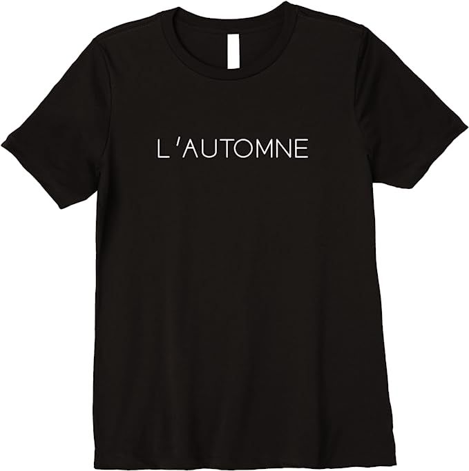 L'Automne Fall Autumn Top 2 Premium T-Shirt | Amazon (US)