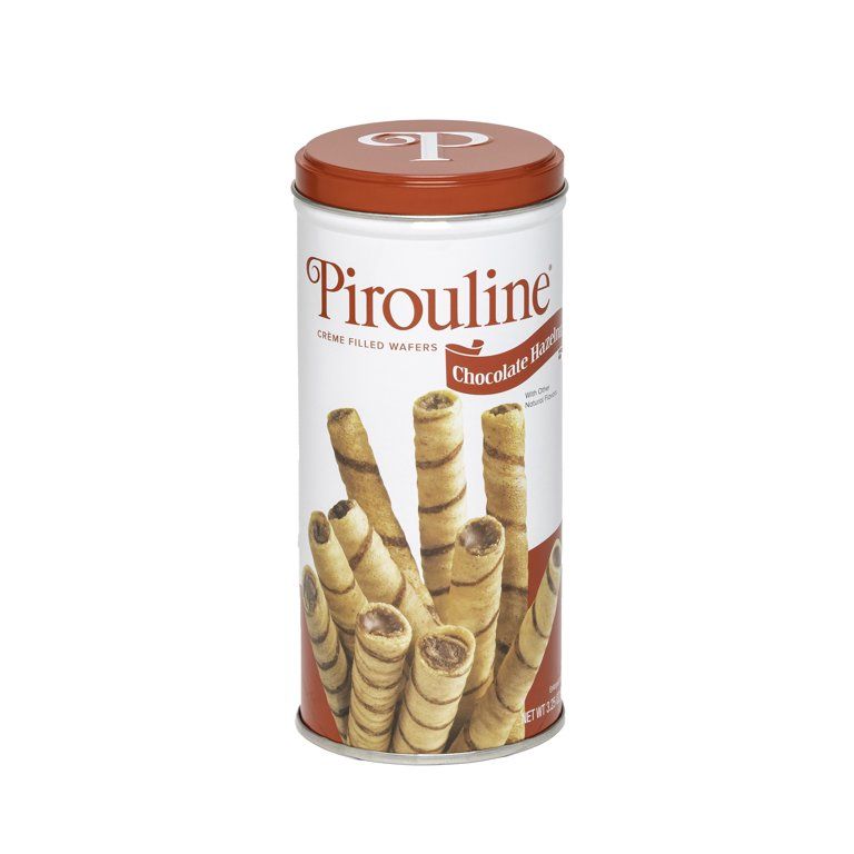 Pirouline Chocolate Hazelnut Creme Filled Wafer Cookies, 3.25oz Tin | Walmart (US)