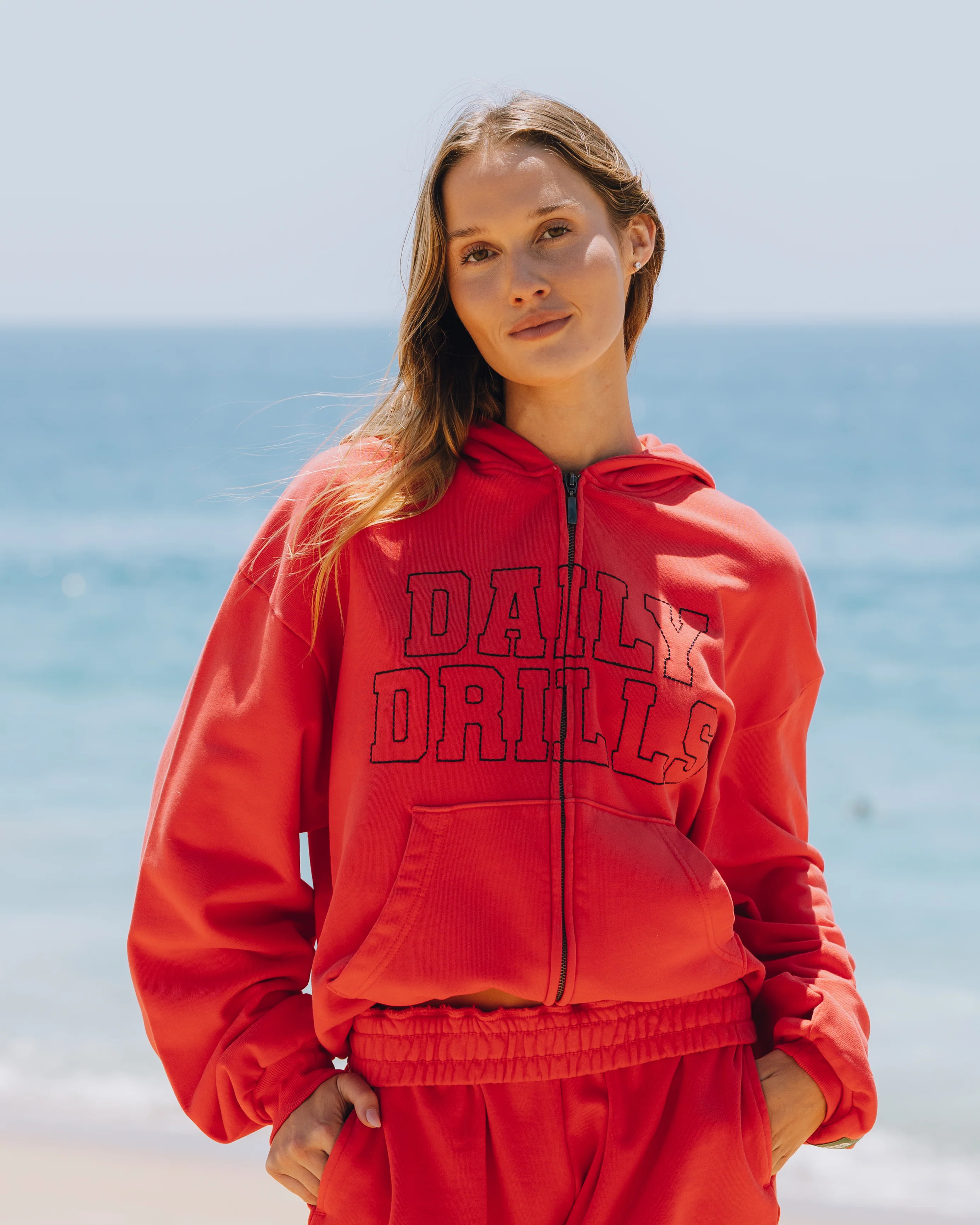Daily Zip Hoodie - Heart | Daily Drills LLC