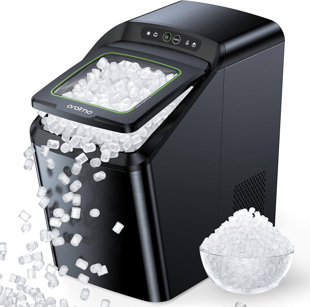 Oraimo Nugget Ice Maker, Ice Makers Countertop, 26 Lbs/Day Tooth-Friendly Chewable Ice with Self-... | Amazon (US)
