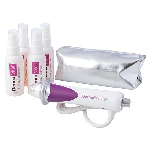 DermaWand Pro Anti-Aging Kit w/4-pack PreFace Gel - Dark Purple AS | HSN