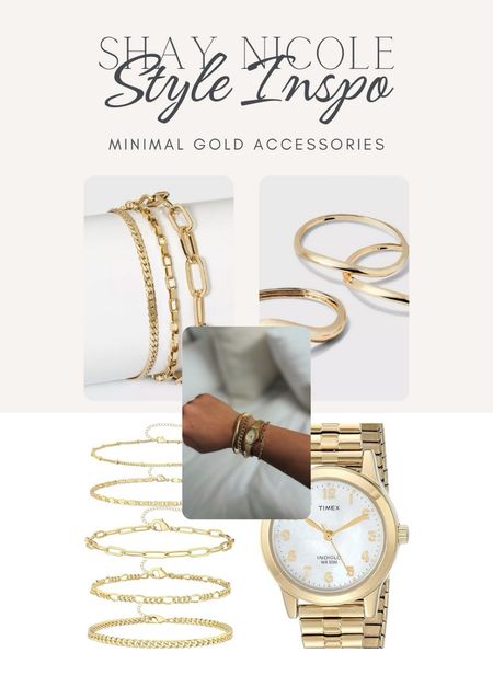 Everyday wrist candy ! I love minimal gold accessories 

#LTKStyleTip #LTKSaleAlert #LTKFindsUnder50