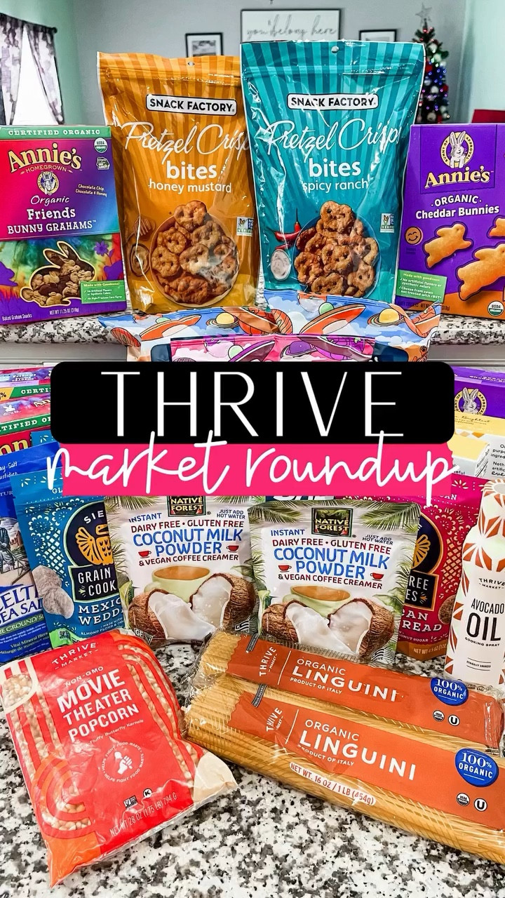 Over the past year, I've been really trying to intentionally switch things out of our pantry, especially snacks and staple items. 

It can be overwhelming to try to do it all at one time, so instead, each month, I add a few basics to my @thrivemarket order. 

➡ flour
➡ seasonings
➡ baking powder
➡ pasta
➡ salt

These are just a few things that I've switched out in the last 2-3 months. 

I've compared the prices to regular grocery stores AND health food stores and they have always come out on top - which is mind boggling, but true!

Heart + say "THRIVE" for a special link that will get you 30% off your first order + a $60 free gift!

#coloradomom #coloradolife #recipe #cookingathome #recipeoftheday #cookingram #slowcooker #pressurecooker #easymeals #cookingvideo #recipevideo #recipeideas #cookingfun #newrecipe #mealseasy #slowcookerrecipes #easymealsforbusypeople #slowcookermeals #recipeidea #recipesharing #recipevideos #cookingadventures #cookingmom #realsimple #simplecooking #homecooking #southerncooking #dailyfoodfeed #cookingforfamily #easydinner