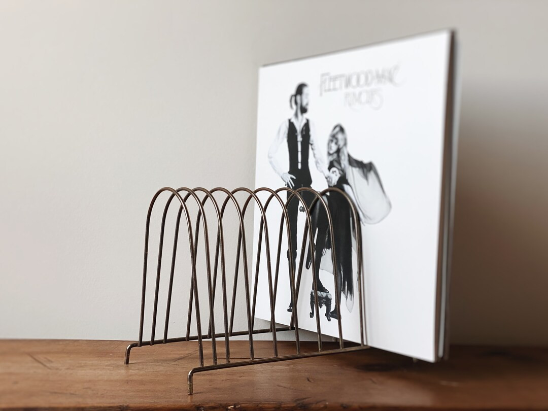 VINTAGE Brass Arch Record Holder Mid Century Brass Record or Book Holder Brass Plate Rack Retro P... | Etsy (US)