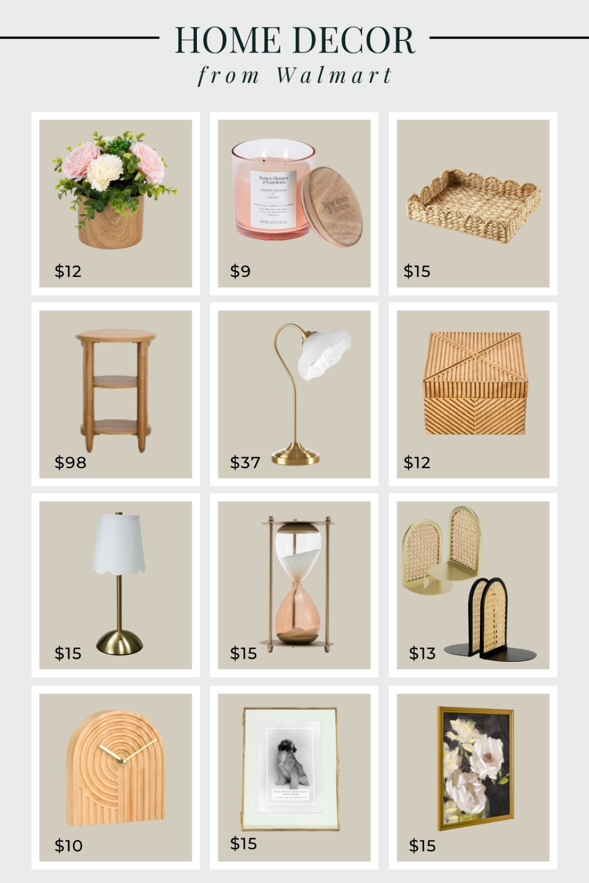 Favorite decor finds this week from Walmartt