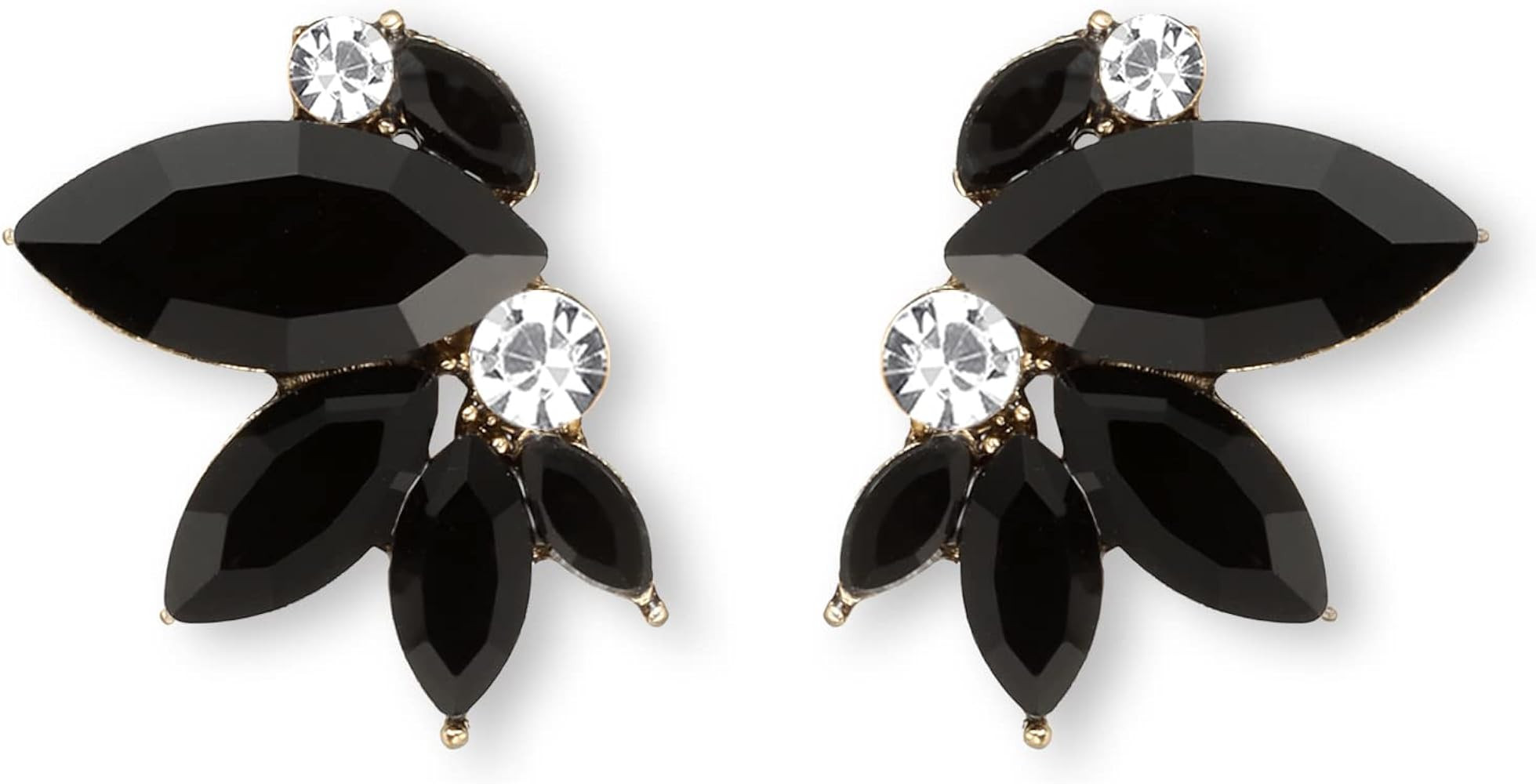 Sparkly Rhinestone Drop Earring Dainty Faux Crystal Earring Studs for Women Wedding Prom Party | Amazon (US)