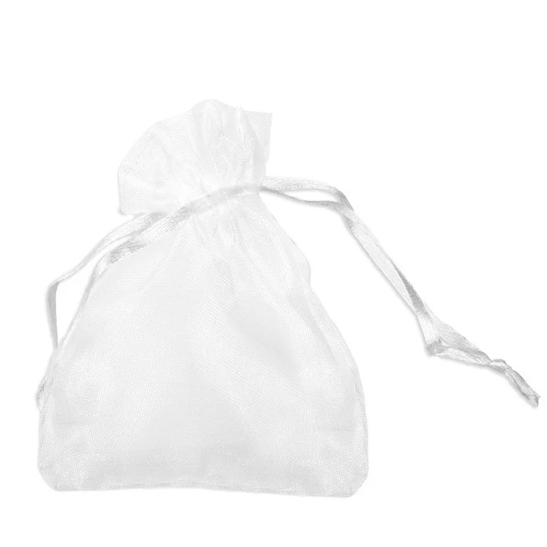 Cousin DIY White Organza Party Favor Bags, 5.5" x 3.75", 50 Piece, Unisex, Adult - Walmart.com | Walmart (US)