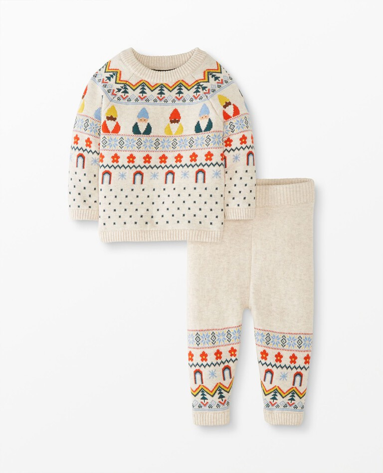Baby Holiday Sweater Knit Top & Leggings Set | Hanna Andersson