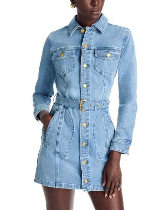 Michael Kors Denim Belted Mini Dress  | Bloomingdale's Women | Bloomingdale's (US)