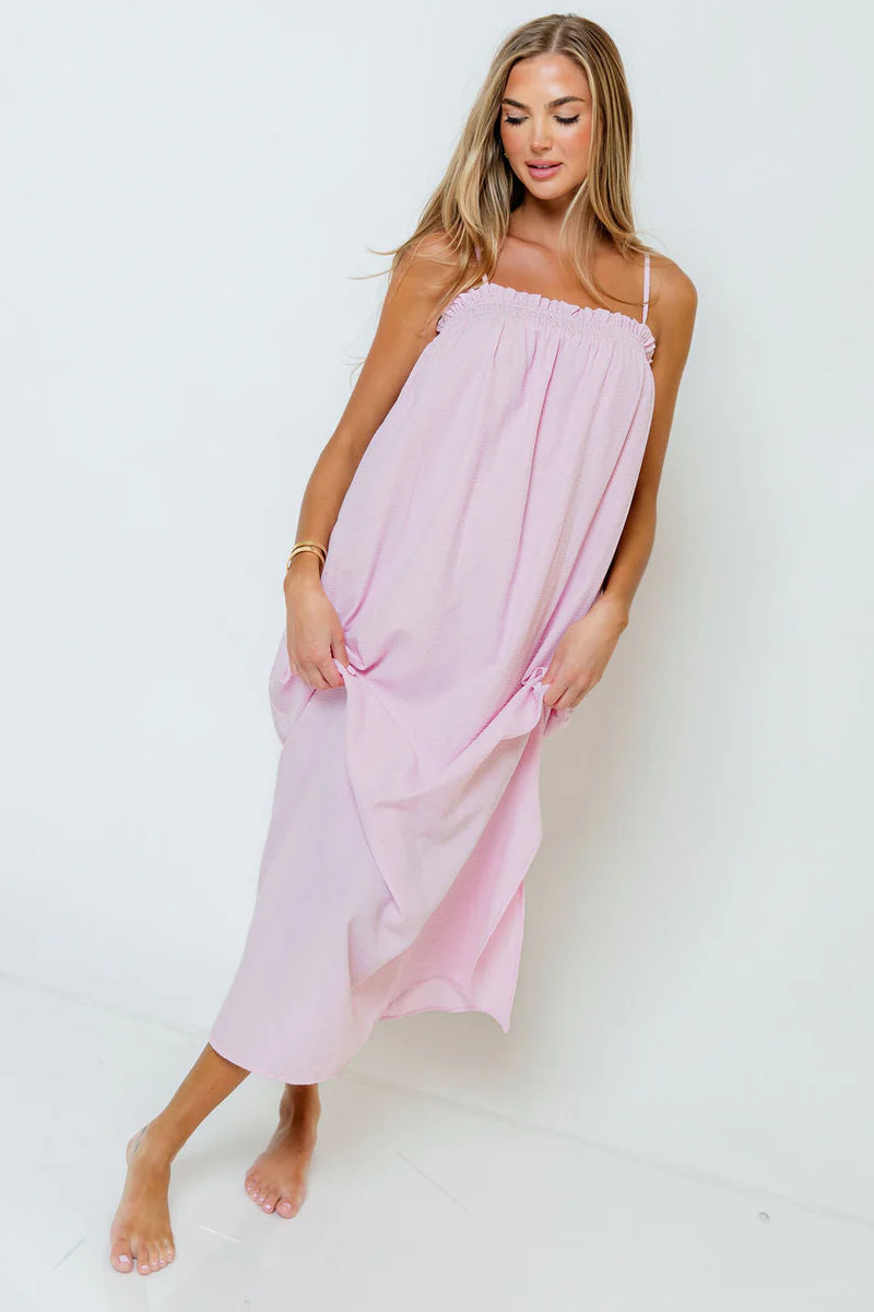 Emberly Dress in Blush/Pink | Worth Collective
