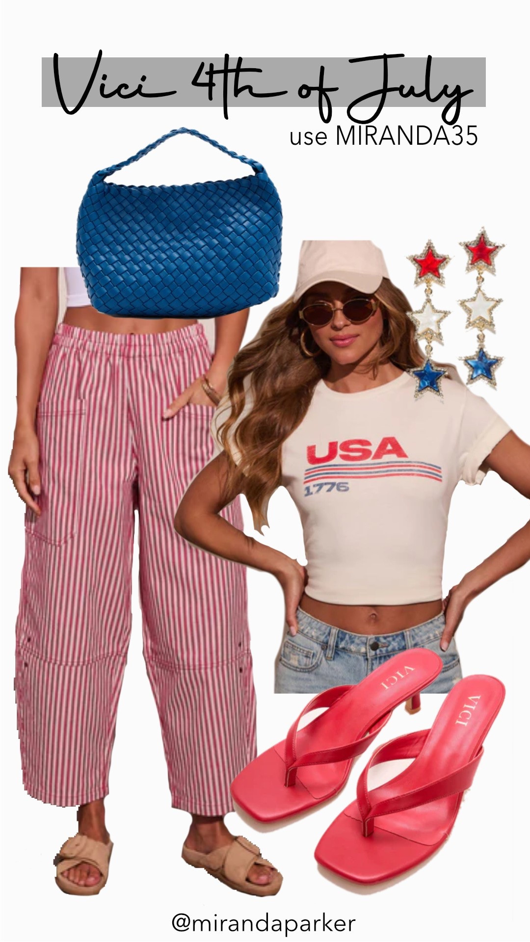 4th of July outfit idea from Vici! Use my code: MIRANDA 35 for a discount.

#LTKSeasonal