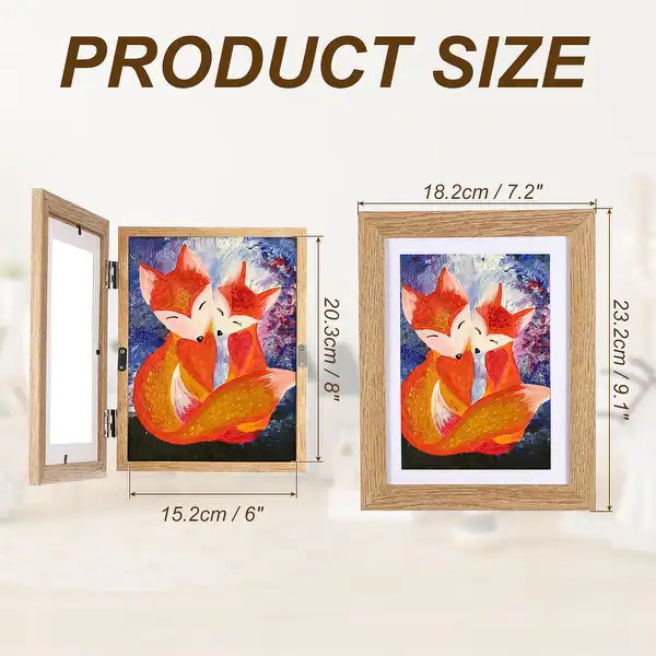Art Frames Front Opening, Artwork Display Storage Frame Artwork Frames Changeable for Wall Holds ... | Bed Bath & Beyond