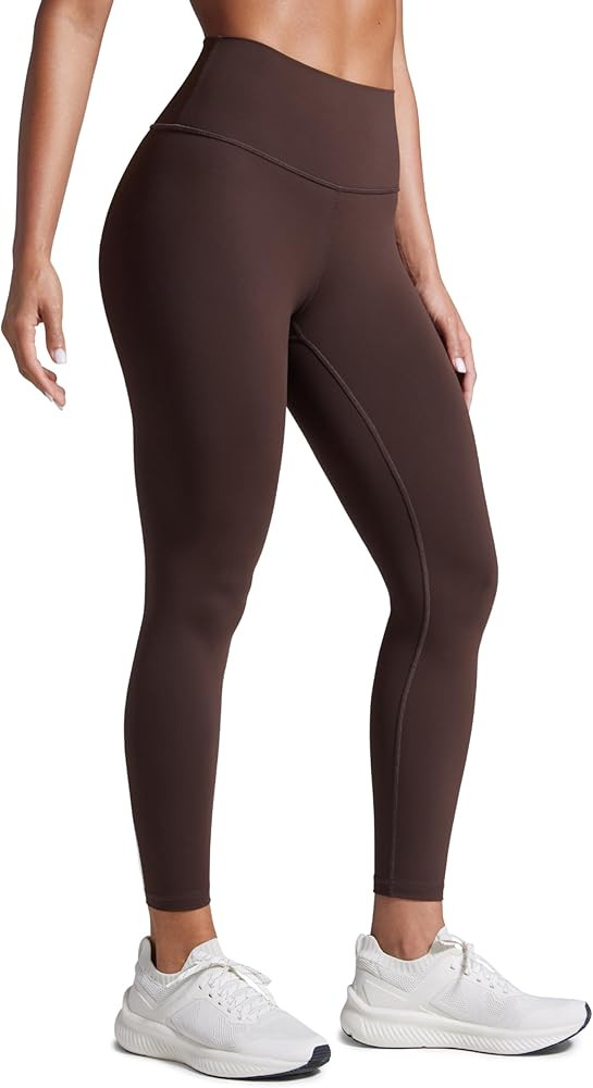 CRZ YOGA Women Butterbreeze Workout Leggings 25 Inches - High Waisted Tummy Control Athletic Gym ... | Amazon (US)