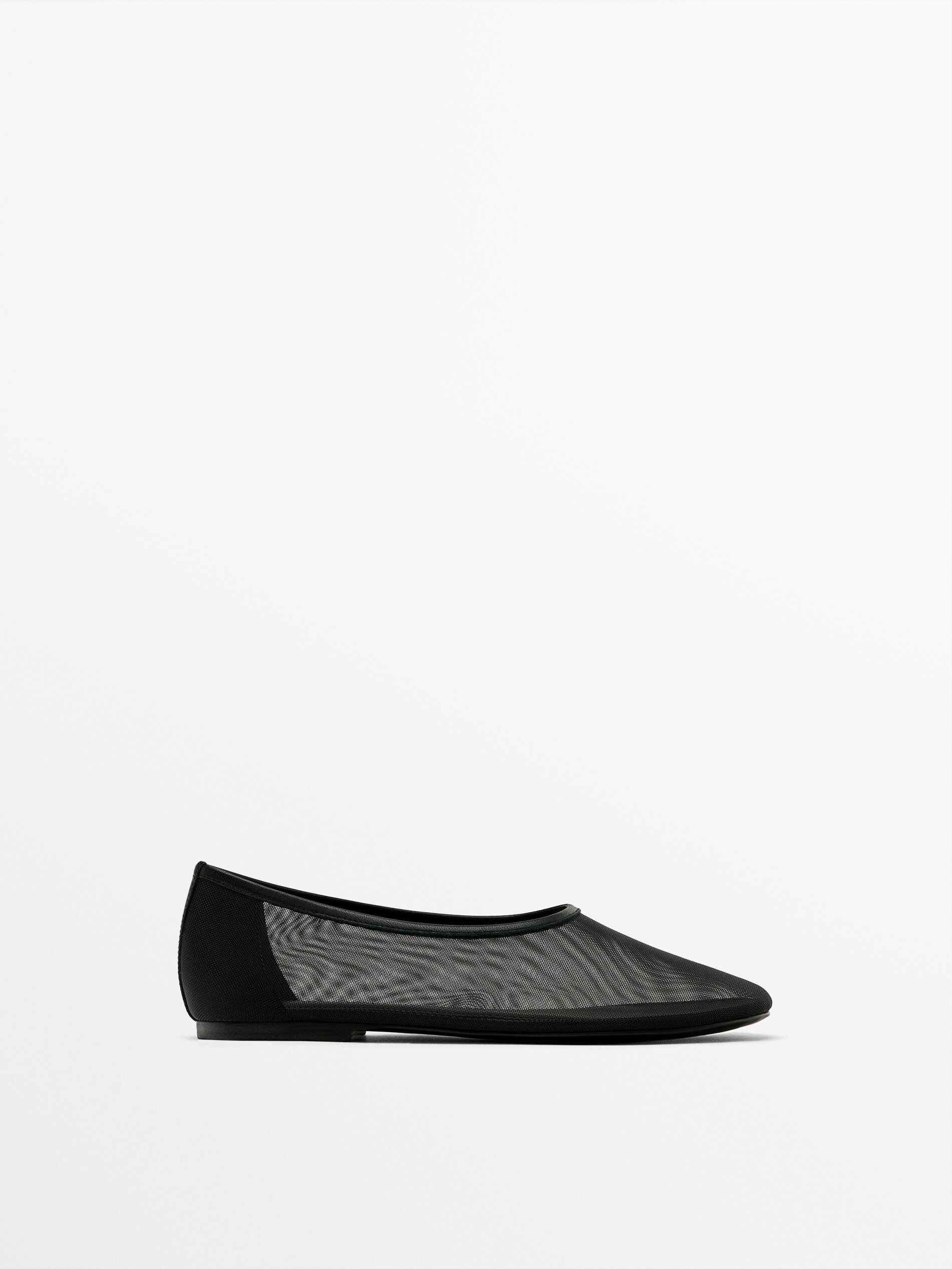 Mesh ballet flats | Massimo Dutti (US)