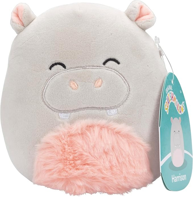 Squishmallows Original 5-Inch Harrison The Hippo - Official Jazwares Mini Plush - Collectible Lit... | Amazon (US)