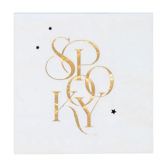 SPOOKY WHITE COCKTAIL NAPKINS | Walmart (US)