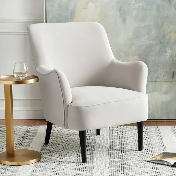 SAFAVIEH Arlyss Accent Chair - 29.7" W x 33" L x 36" H - Overstock - 34559157 | Bed Bath & Beyond