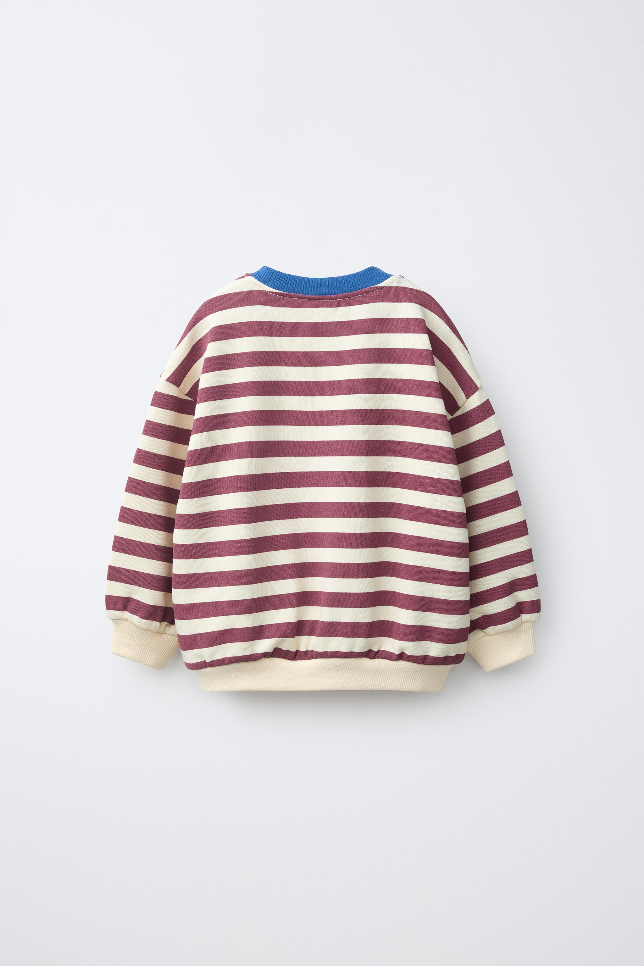 STRIPED SWEATSHIRT | Zara UK