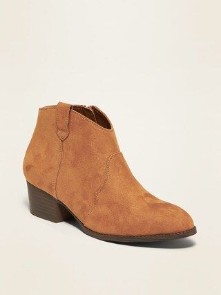Faux-Suede Ankle Boots for Girls | Old Navy (US)