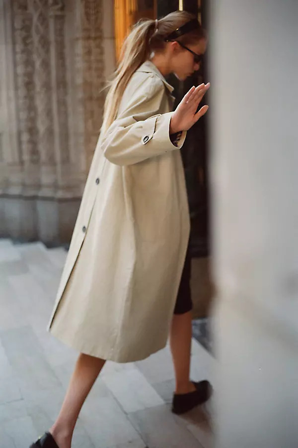 Long Trench Coat Jacket | Anthropologie (US)