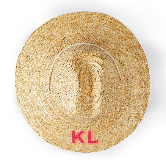Monogram Mary Straw Hat | Mark and Graham