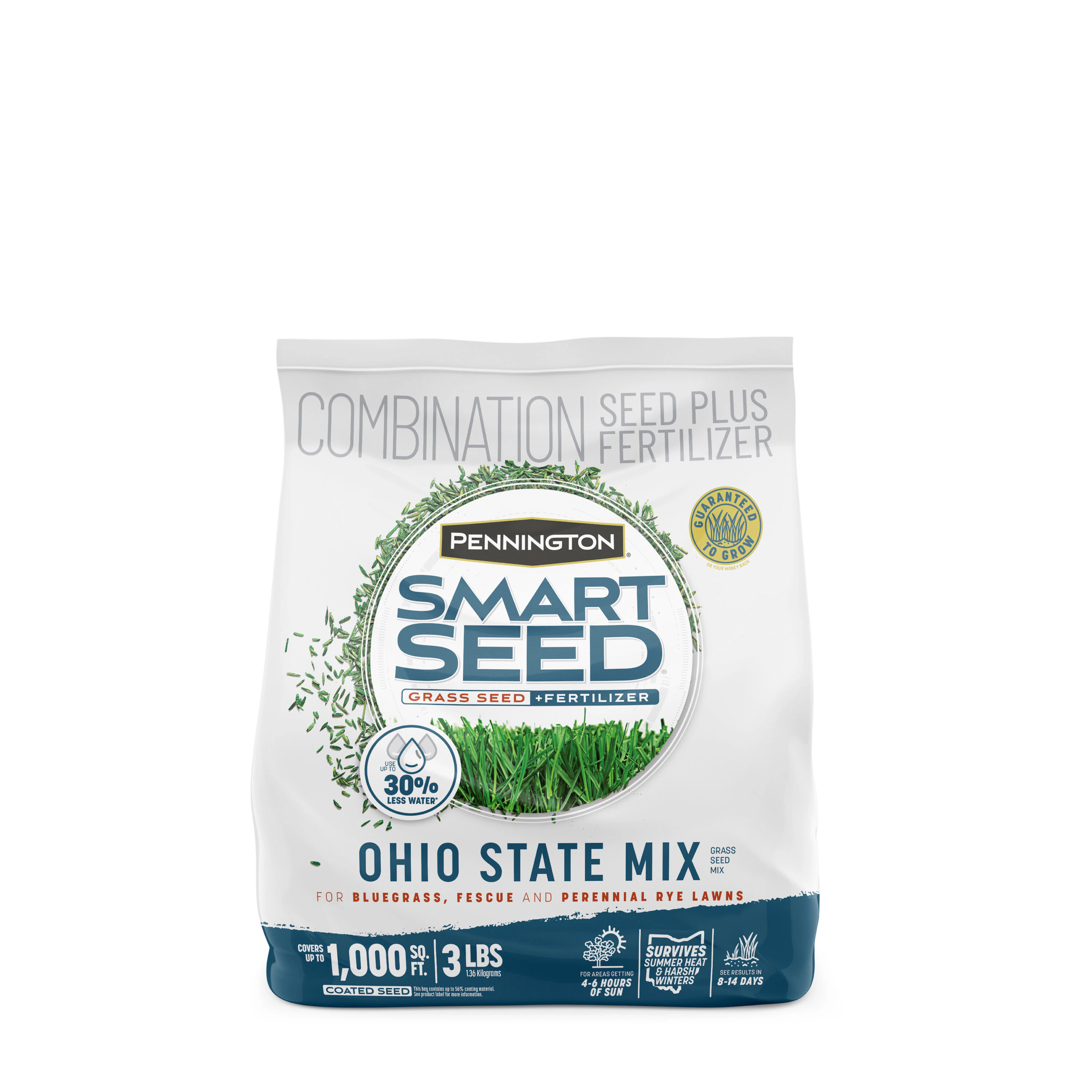 Pennington Smart Seed Ohio State 3-lb Mixture/Blend Grass Seed one_size | 100543709 | Lowe's