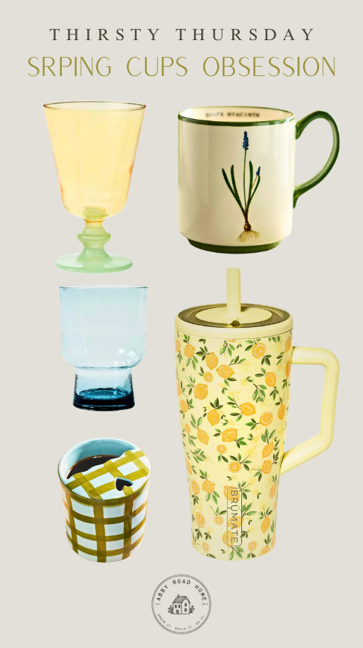 Thirsty Thursday but make it spring 🍋🌿
I’m currently obsessed with these beautiful spring cups, mugs, and tumblers. From citrus prints to pastel glassware, these are perfect for iced coffee, lemon water, matcha, or your favorite spring drinks.

Shop my favorite spring drinkware finds here.

#LTKhome #LTKkitchen #LTKfinds #springdecor #springkitchen #drinkware #kitchenfinds #icedcoffeecup #springaesthetic #lemondecor #cottagecorehome #kitcheninspo #homefinds #kitchenstyle #springvibes 

 