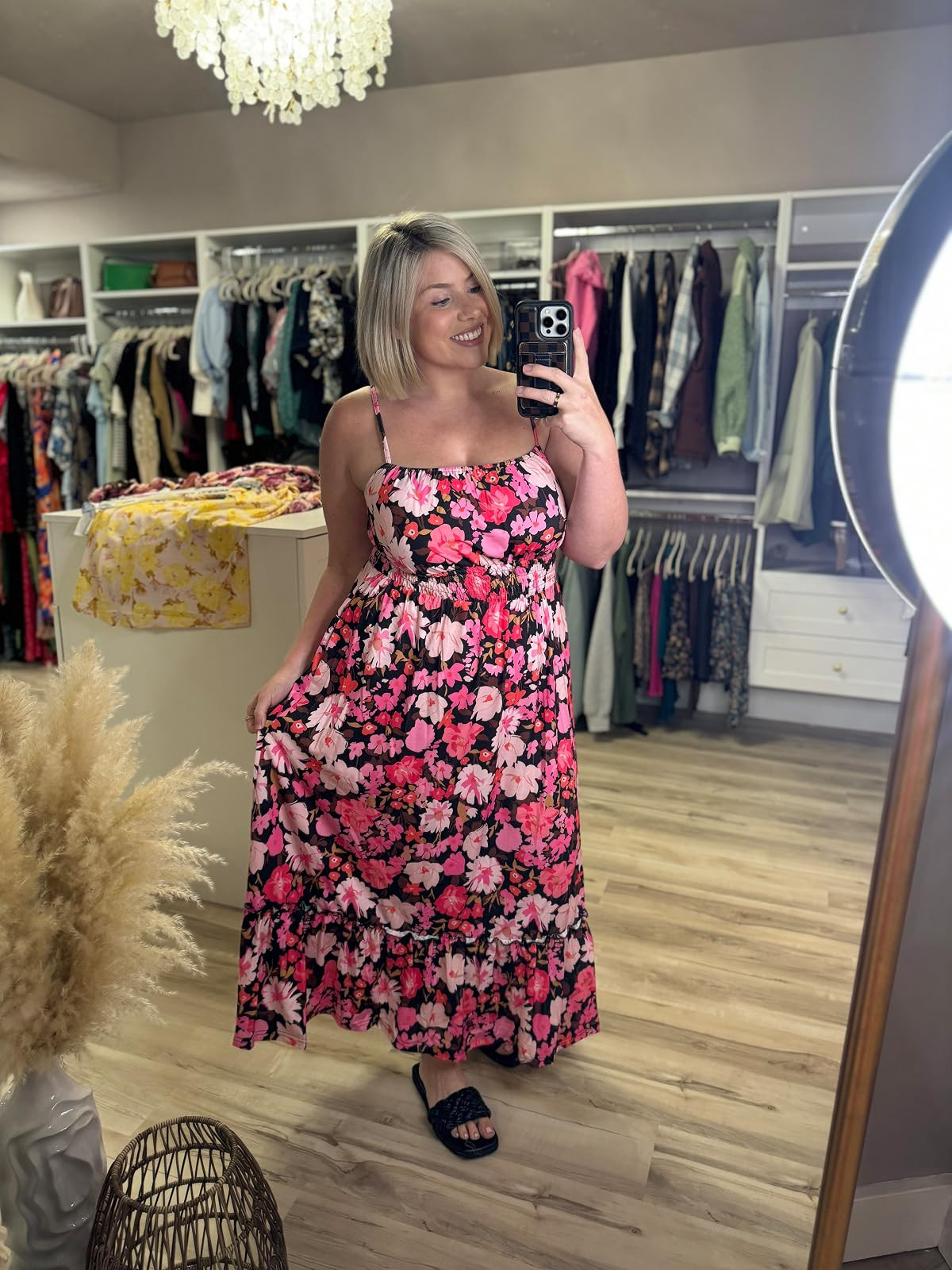 This floral maxi is giving summer date night vibes! 🌸 So easy, comfy, and pretty for any occasion! 

 #LTKootd #LTKSeasonal #LTKSaleAlert