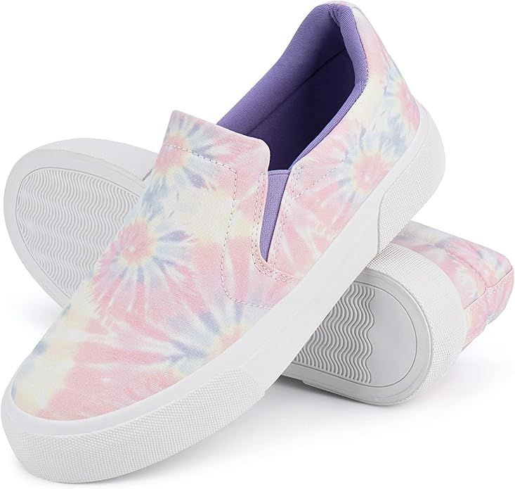 JENN ARDOR Women's Casual Slip-on Shoes Trendy Comfortable Walking Sneakers Stylish Flat Shoes No... | Amazon (US)