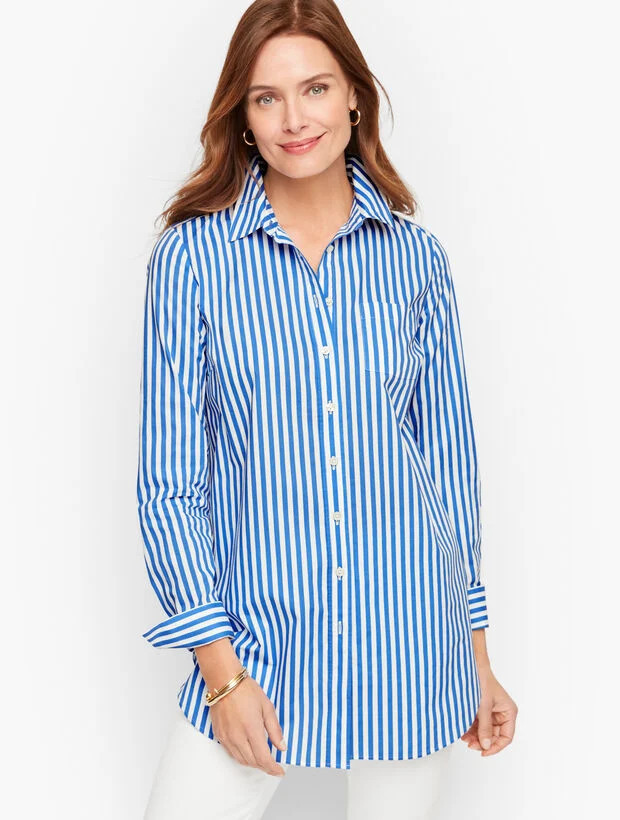 Boyfriend Shirt - Sailor Stripe | Talbots