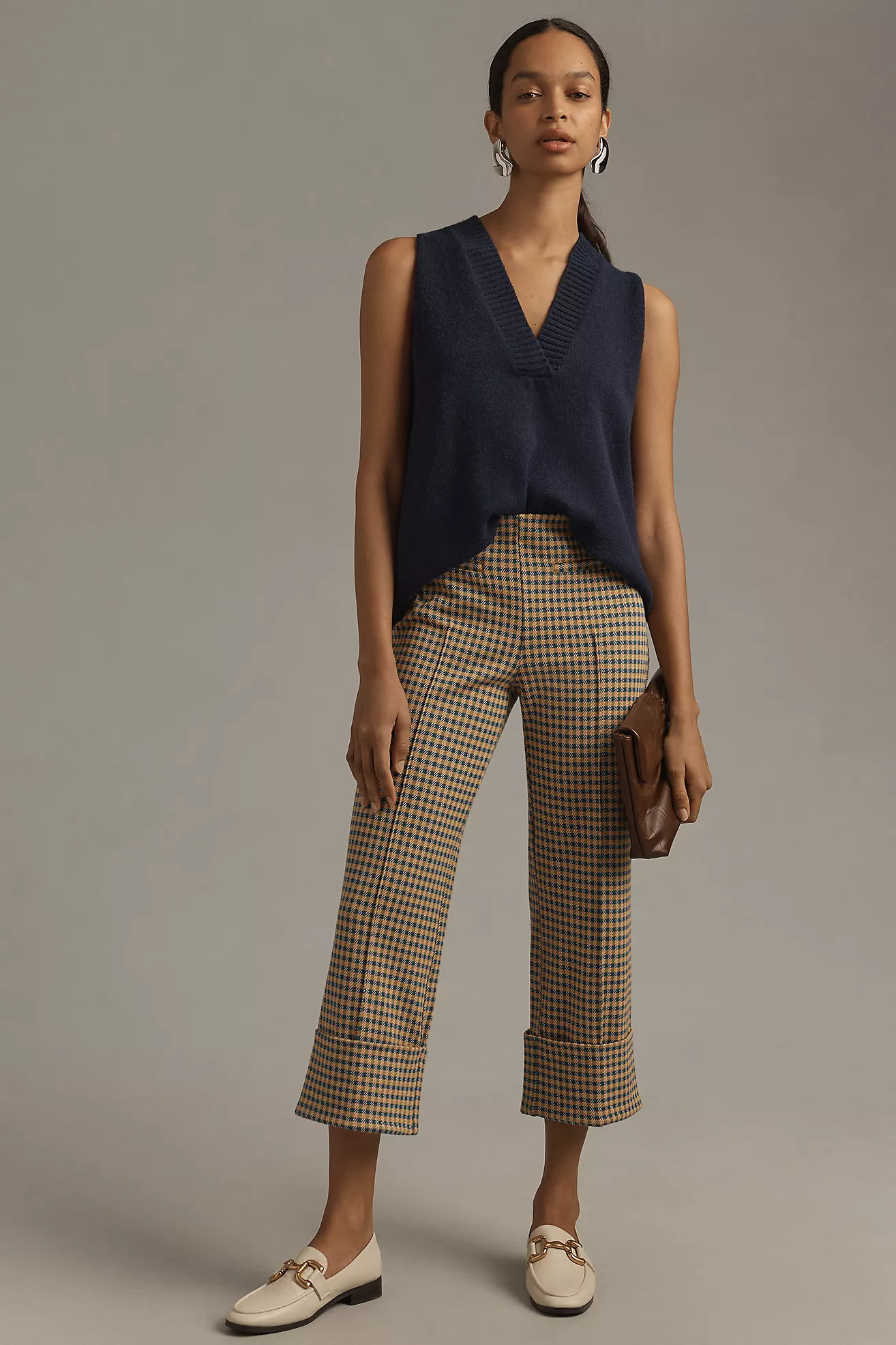 Maeve Knit Cuffed Pants | Anthropologie (US)