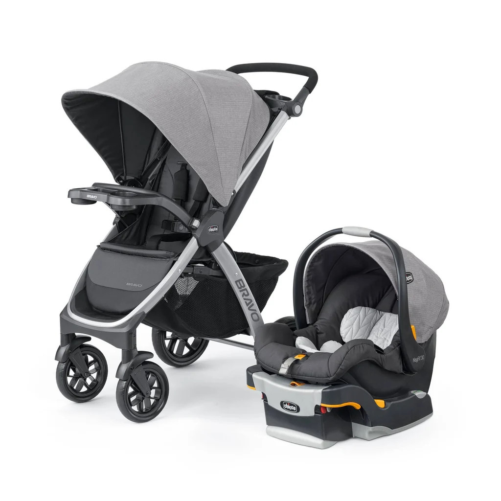 Chicco Bravo 3-in-1 Quick Fold Travel System - Parker | REBEL (formerly Rebelstork)