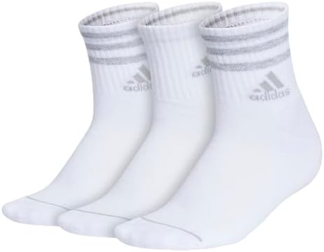 adidas Women's Cushioned Sport High Quarter Socks (3 Pairs) Durable & Comfortable | Amazon (US)