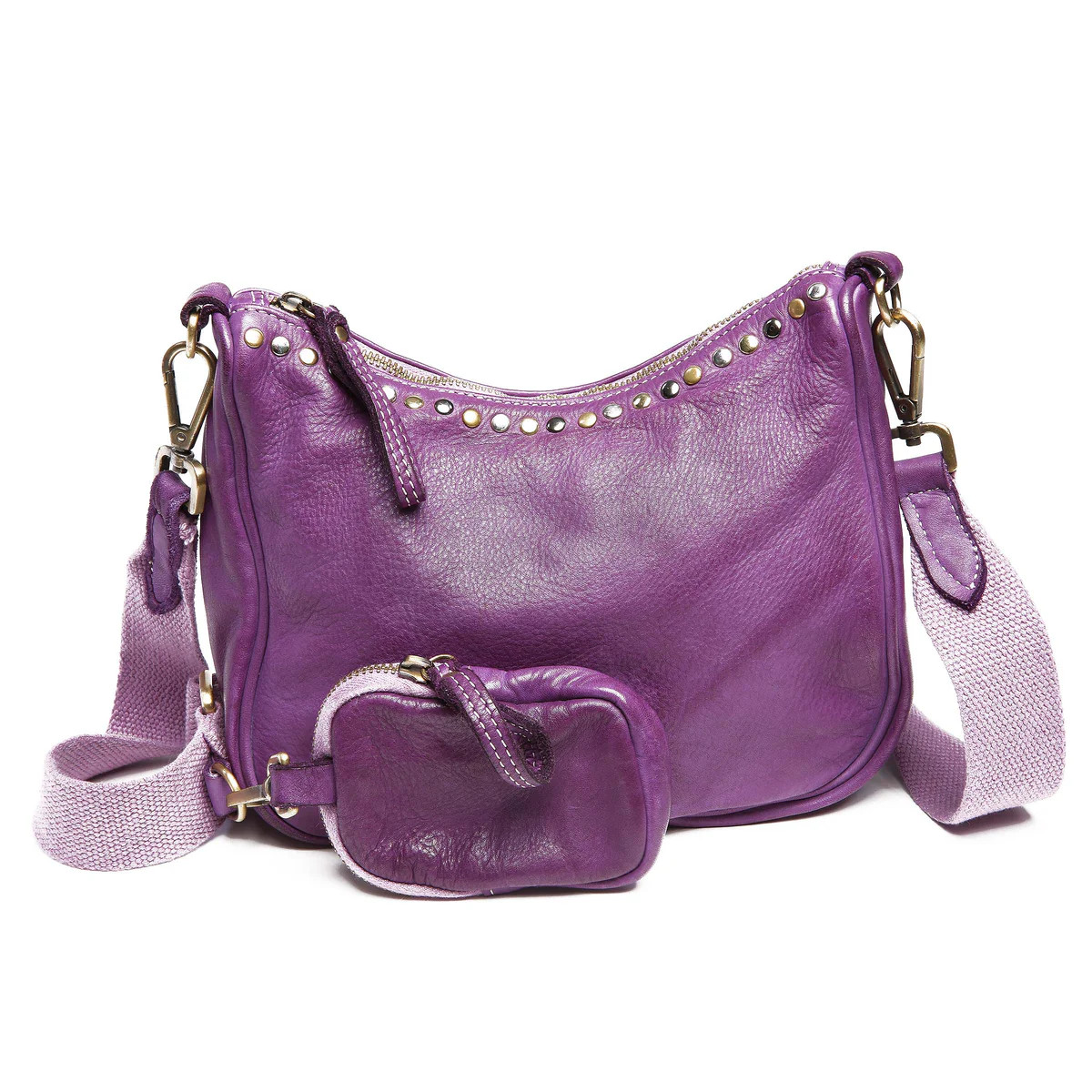 2-Piece Hobo in Purple | Bolsa Nova Handbags