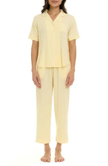 Flora By Flora Nikrooz Annie Matching Pajama Set in Yellow at Nordstrom Rack, Size Small | Nordstrom Rack
