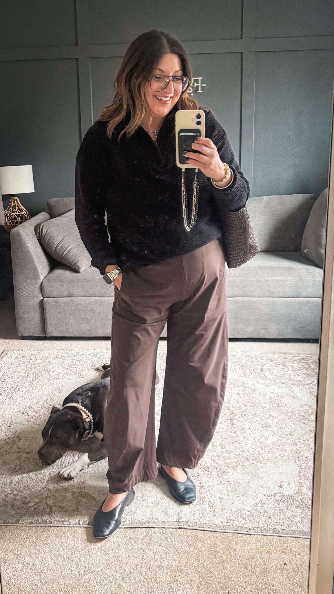 Amazon sweater - XL
Ruti pants - 14
Madewell ballet flats
Madewell Tote
@onequince @Madewell @Ruti

#LTKMidsize #LTKOver40 #LTKootd