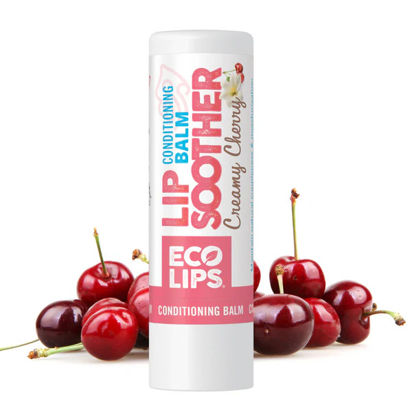 Conditioning Creamy Cherry Lip Soother Lip Balm, 0.15 oz. | Eco Lips