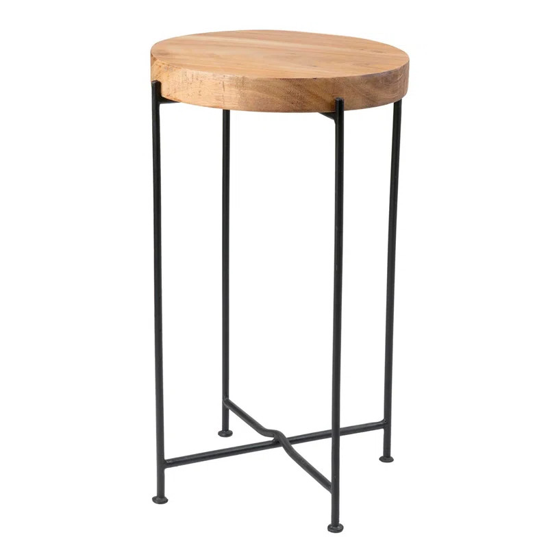 Charlotta Solid Wood Top End Table | Wayfair North America