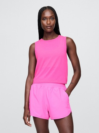 GapFit Breathe Crop Muscle Tank Top | Gap (US)