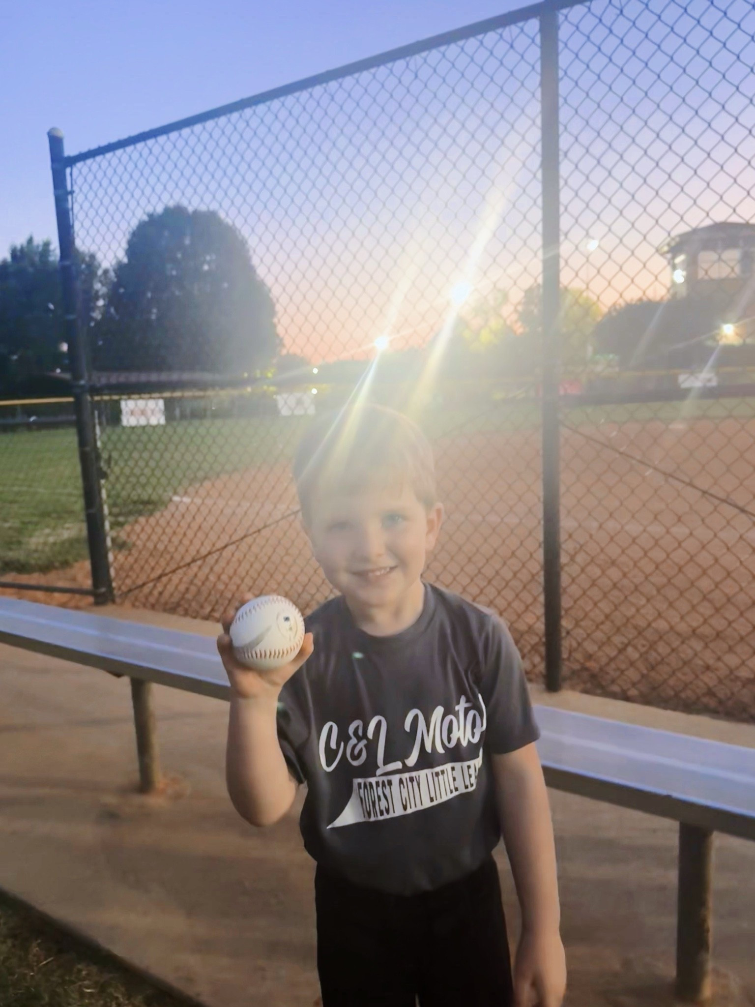 A big night for Judson on the ballfield!! 🏟️ So special seeing daddy coaching 🧢 and pitching 💨 to him - and look at that hit!! 👏🏽 He even got 🏆 the “game ball” ⚾️ tonight - that’s my boy!!! 🥰 And his RaRa and Papa Jack even surprised him at the game, too!! 🫶🏽💫