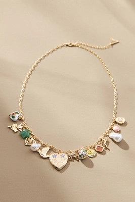 Mixed Heart Charm Necklace | Anthropologie (US)