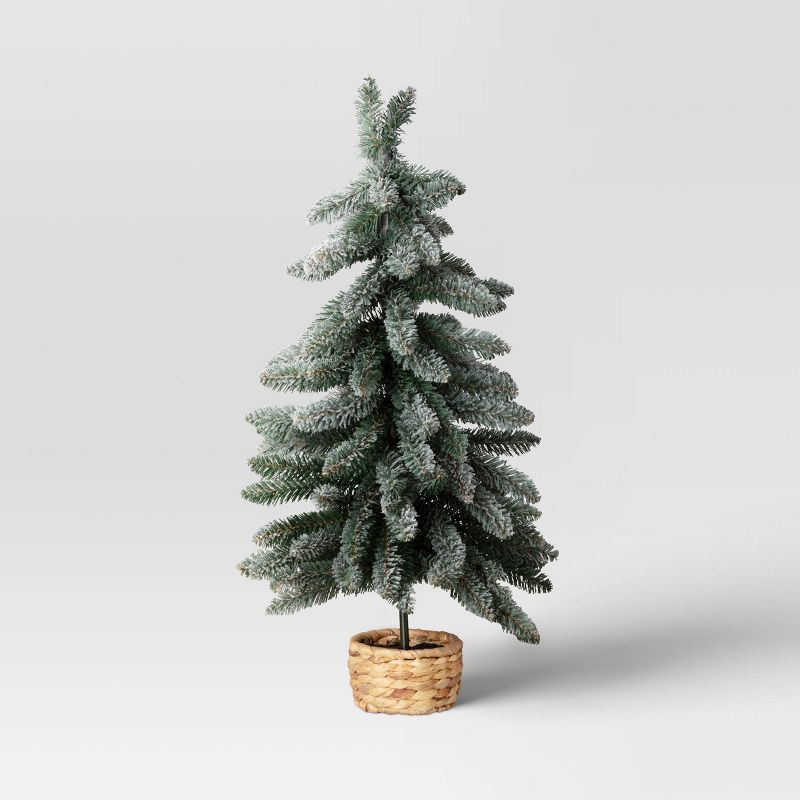 Artificial Downswept Flocked PVC Tree - Threshold™ | Target