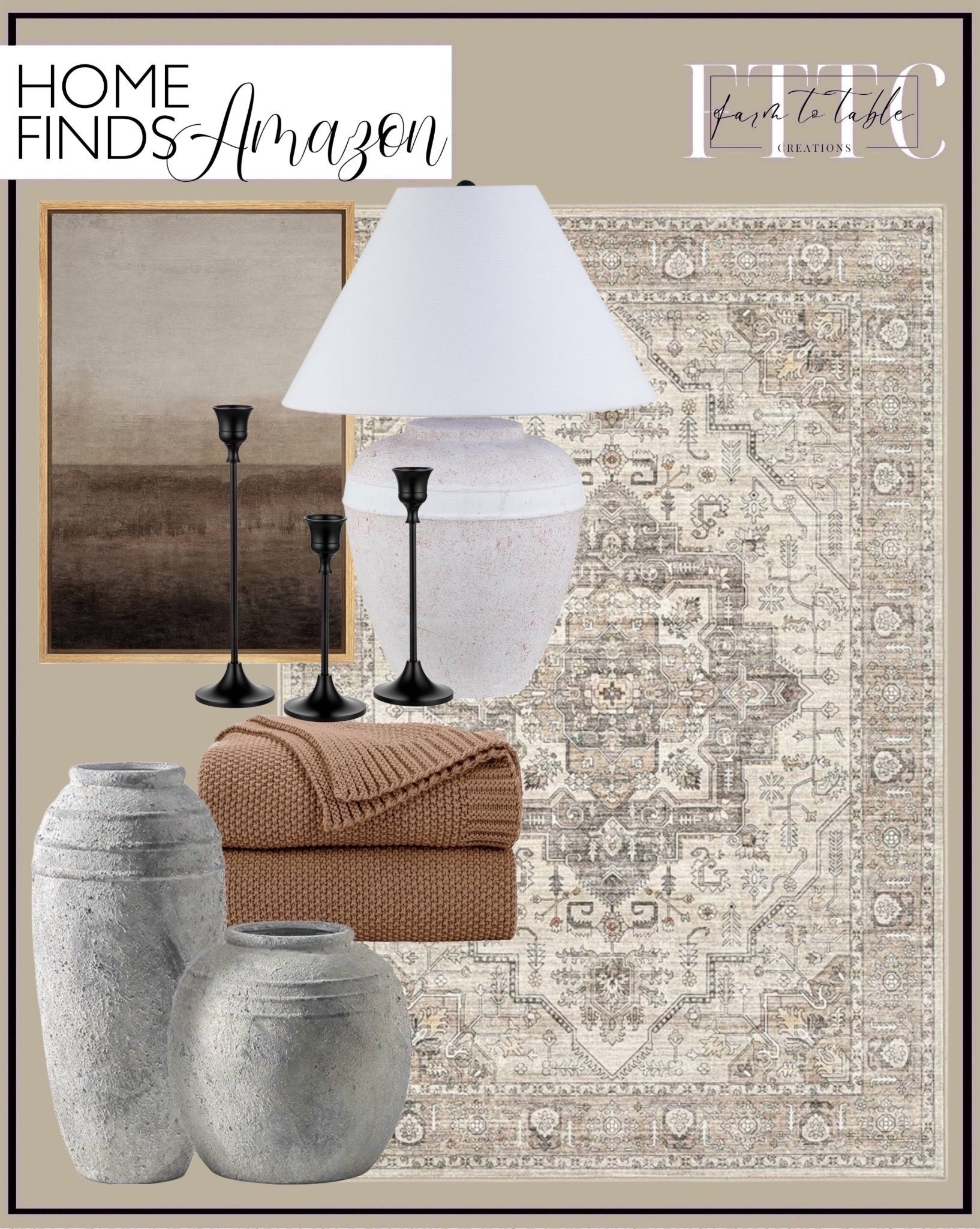 Amazon Home Finds. Follow @farmtotablecreations on Instagram for more inspiration. 

Amazon Deals. Neutral Home. Loloi Rug. Candlesticks. Summer Decor. Pillow Combo. Storage Basket. Artwork. Decorative Vase. Living Room Decor. Bedroom Decor. Table Lamp. Neutral Decor. Amazon Prime Day Deals. Limited Time Deals. Washable Rugs. Framed Art. 


#LTKHome #LTKFindsUnder50 #LTKSaleAlert