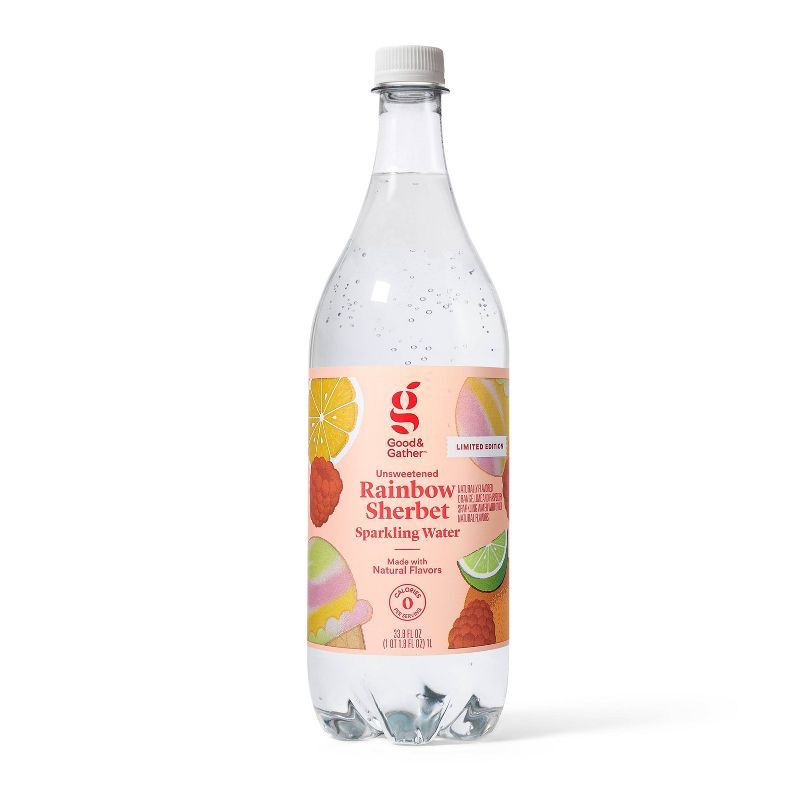 Rainbow Sherbet Sparkling Water - 1L Bottle - Good & Gather™ | Target