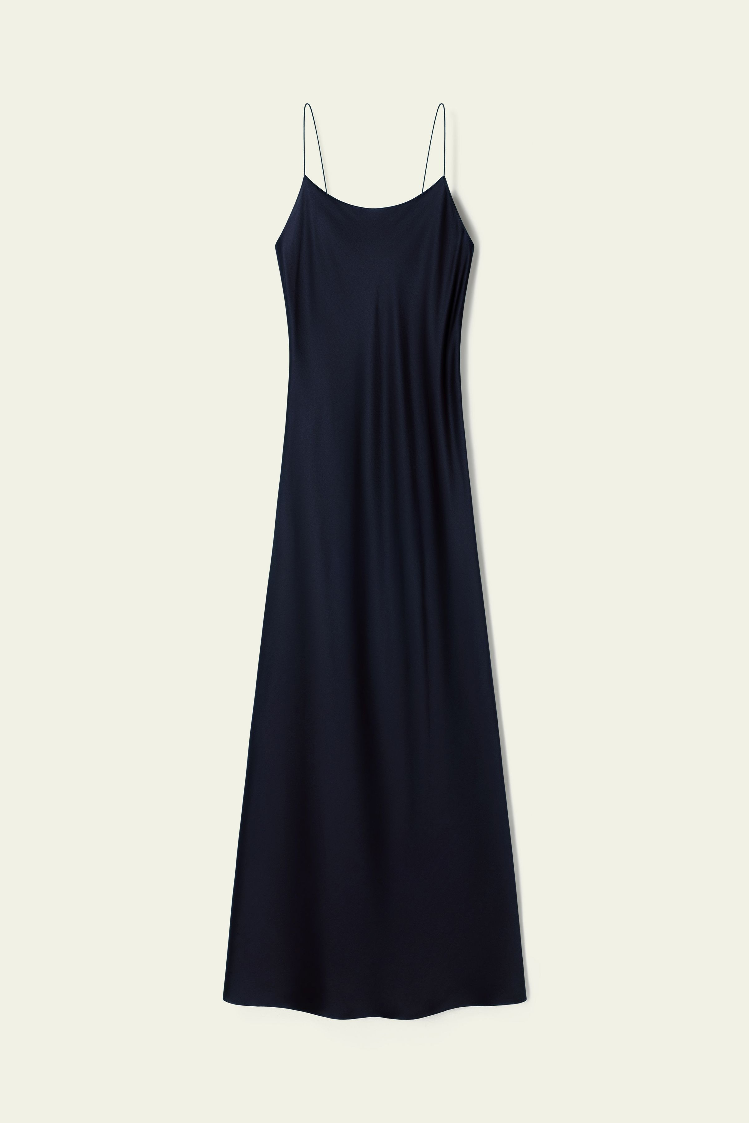 U-Neck Minimalist Slip Dress | LILYSILK
